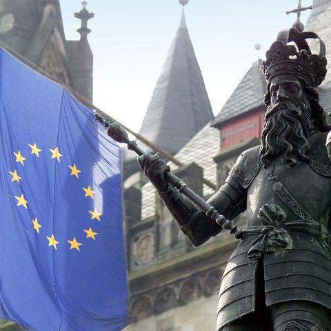 TG europeo Intervista im-Possibile:  Carlo Magno e il sogno europeo