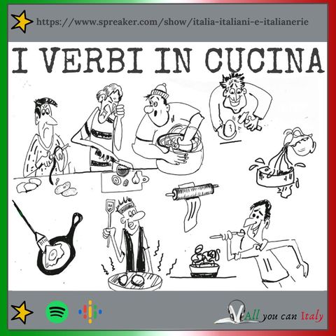 Verbi in cucina - Vocabolario della lingua italiana