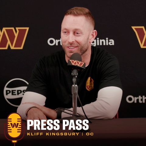 OC Kliff Kingsbury | October 31, 2024 | Press Pass | Washington Commanders | NFL