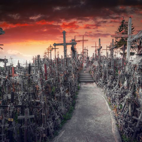 Hill of crosses the ghosts legend and wonders