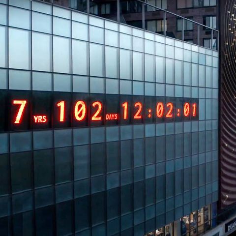 In che cosa consiste l’installazione artistica Climate clock, presentata a New York?