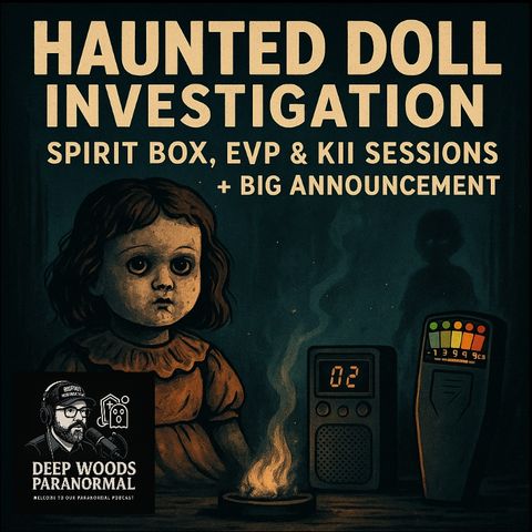 Haunted Doll Investigation | Spirit Box, EVP & KII Sessions + Big Announcement