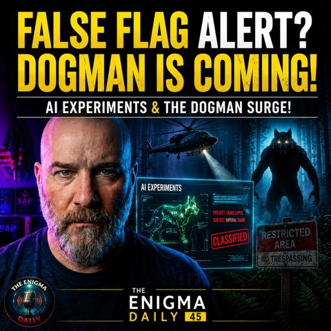 Is a False Flag Coming AI Experiments & The Dogman Surge!