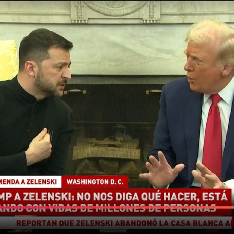 Trump dice adiós a Zelensky
