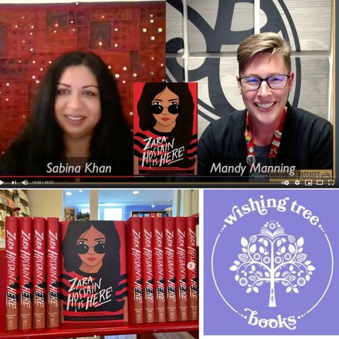 Sabina Khan is Here! Virtually! Talking with Mandy Manning about "Zara Hossain is Here!"