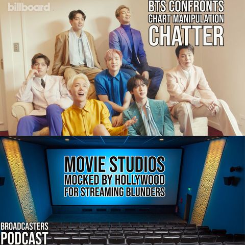 BTS Confronts Chart Manipulation Chatter | Movie Studios Mocked by Hollywood For Streaming Blunders BP082721-189