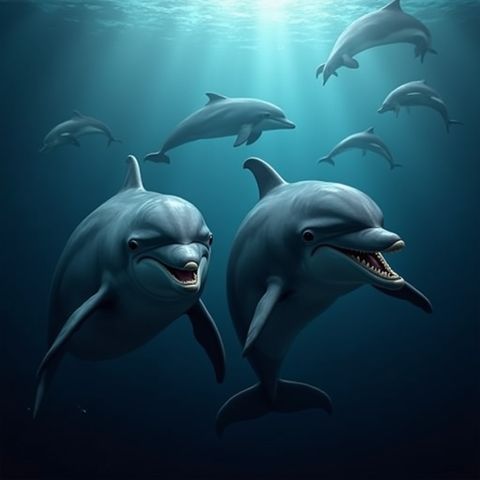 Did you know dolphins have a darker side?