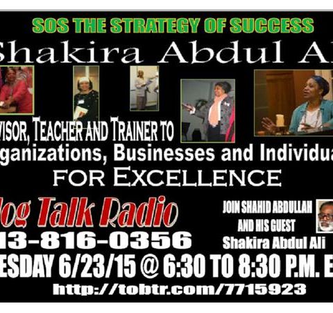 SOS Strategy of Success with Shahid Abdullah / Shakira Abdul Ali