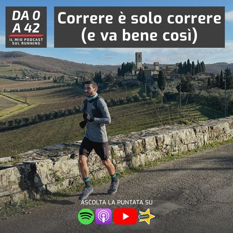 Correre è solo correre (e va bene così)