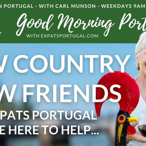 New country, new friends | Cindy B and the 'Living Room' on Good Morning Portugal!