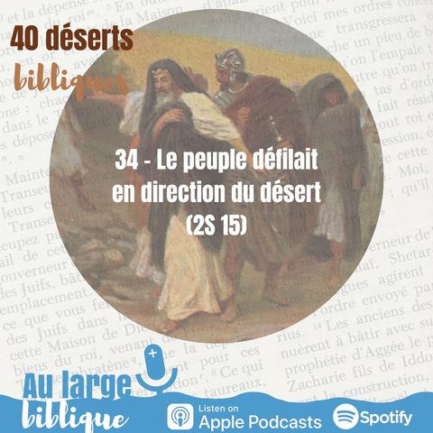 #51 Désert 34 - Le peuple défilait en direction du désert (2S 15)