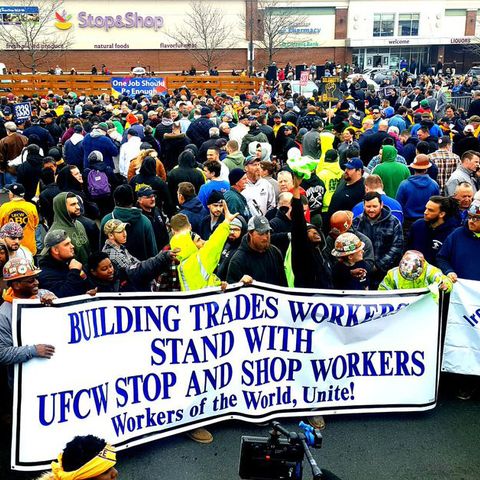 Joe Biden Rallies With Striking Stop & Shop Workers