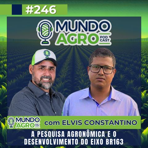 #246 MAP A pesquisa agronômica e o desenvolvimento do eixo BR163 com Elvis Constantino da EPR Consultoria