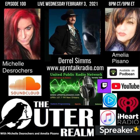 The Outer Realm With Michelle Desrochers and Amelia Pisano with there alien abduction expert Derrell Simms