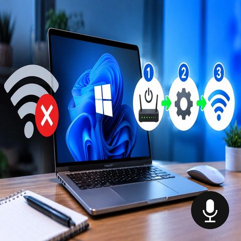 Problemi wifi su Windows, tre passaggi e cinque minuti