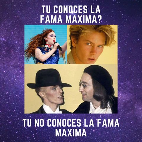 La fama máxima...o no? FT @Catastardust