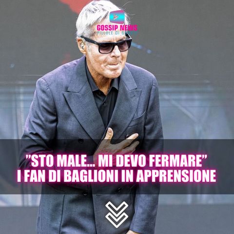 Problemi di Salute per Baglioni: l’Annuncio Sconvolge i Fan!