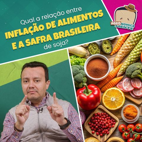 Qual a relação entre a inflação de alimentos e a safra brasileira de soja?