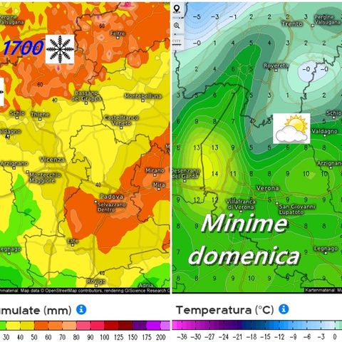 Previsioni 4-6 ottobre: tempo perturbato, con miglioramento nel fine settimana