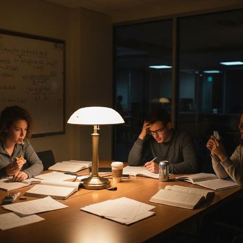 Notes Nerves and Night Sessions Inside a Study Group