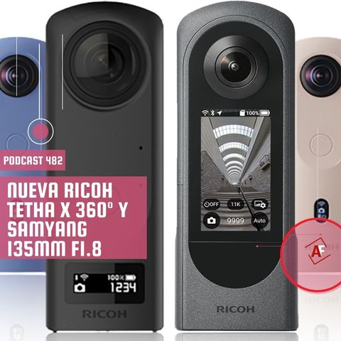 Nueva Ricoh Tetha X 360º y Samyang 135mm f1.8