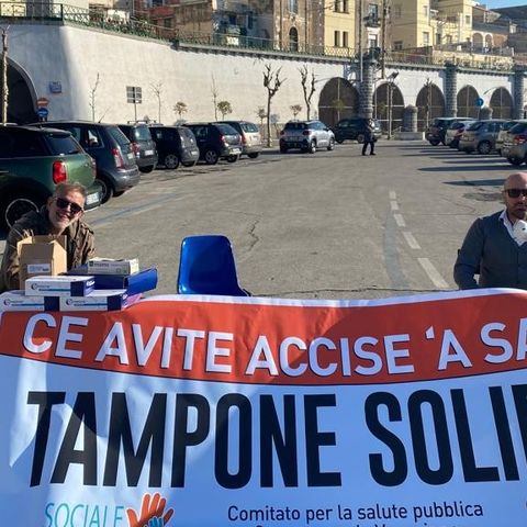 Pina racconta l'iniziativa del "tampone sospeso" in provincia di Napoli