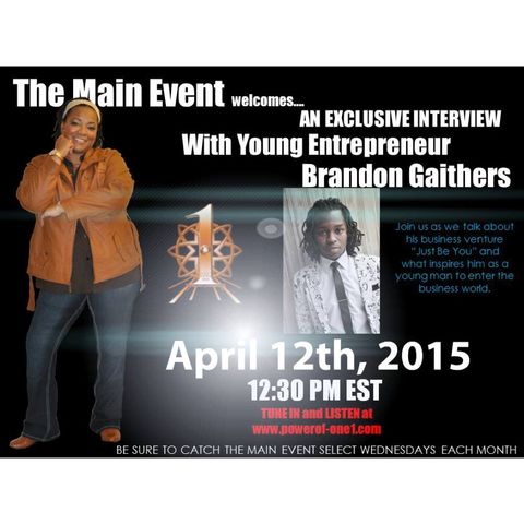 Guest: Brandon Gathers/Just Be You PT2