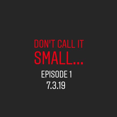 Ep 1: About Don't Call It Small...Business