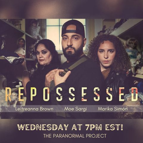 Cast of Repossessed - Moe Sargi, Leitreanna Brown, and Marika Simón