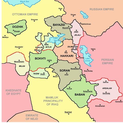 کوردستان لە‌ شەڕی چاڵدێرانەوە تا جەنگی جیھانی یەکەم-1