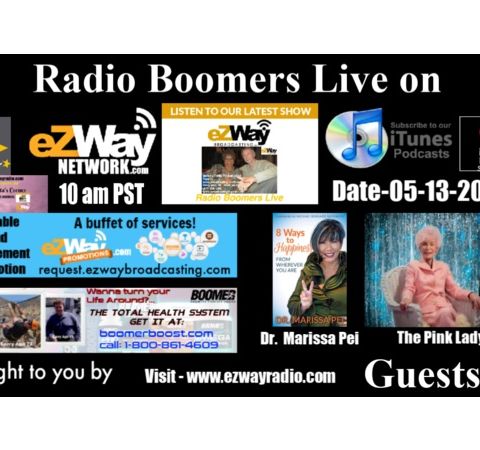 RADIO BOOMERS LIVE S8 EP 34 FEAT. Dr. Marissa (Asian Oprah) Pink Lady