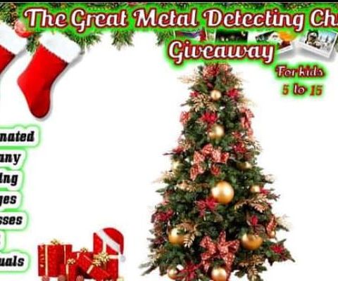 12/3/23 The great metal detecting kids Christmas giveaway show!