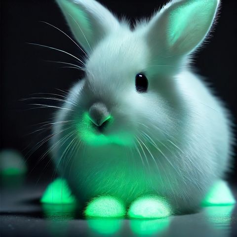 Can rabbits glow in the dark?