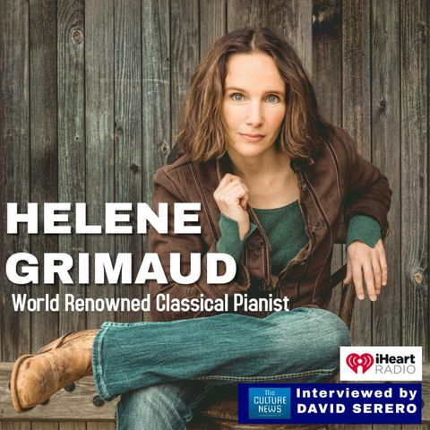 Interview with pianist Helene Grimaud - On the phone with David Serero - The Culture News