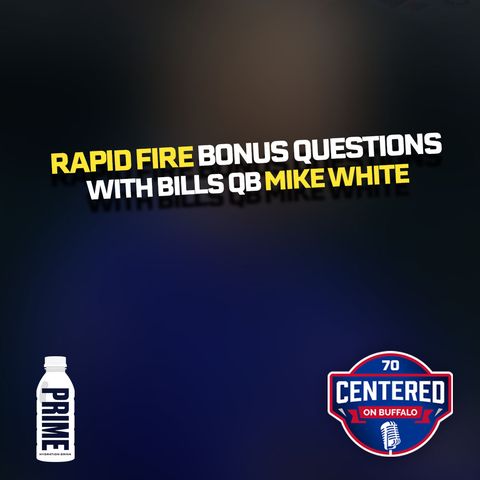 Rapid fire bonus questions with Bills QB Mike White