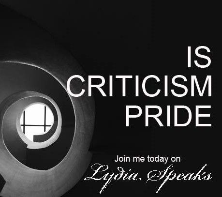 Is Criticism Pride?