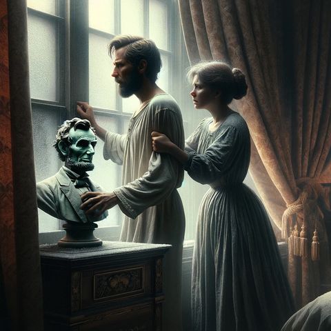 James Francis Dwyer - The bust of Lincoln - 1912