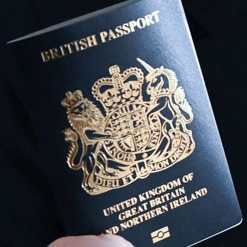 The British Passport goes from Red to Blue