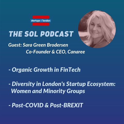 Talking about FinTech in London with  Sara Green Brodersen, Canaree's Co-Founder