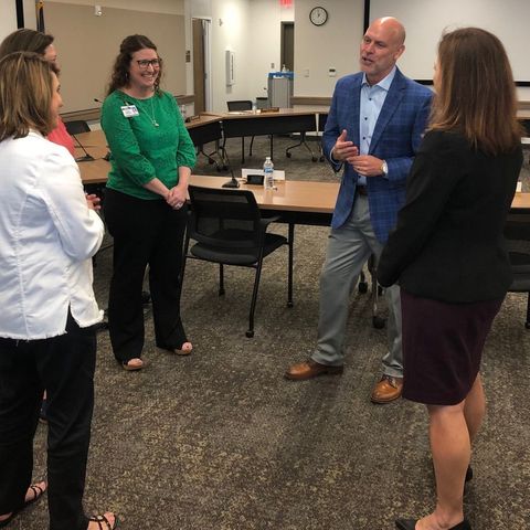 College Station ISD's lone finalist for superintendent visits with local reporters