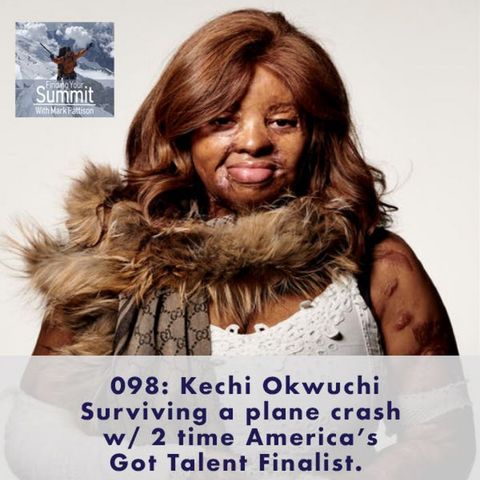 Kechi Okwuchi  Surviving a plane crash with 2 time America’s Got Talent Finalist.