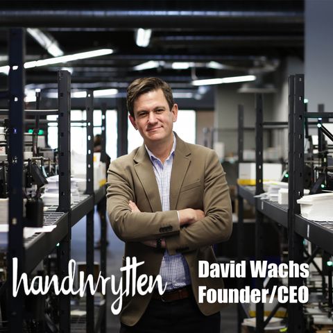 The Halmark of A.I.- David Wachs of "Handwrytten" talks with Andy Taylor of TechtalkRadio