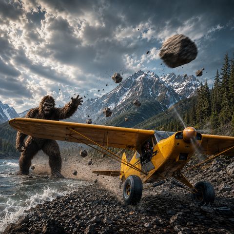 Bigfoot & The Bush Plane