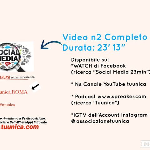 Video N2 Completo SOCIAL MEDIA cercasi senza esperienza