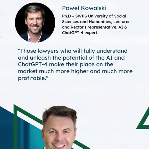 Revolutionizing Law Education: AI's Impact & The Art of Prompting with dr Paweł Kowalski