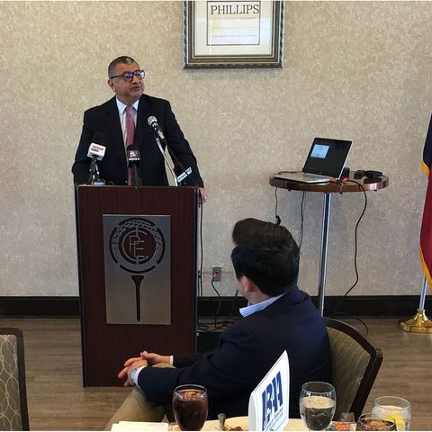 Whataburger executive speaks to a Bryan/College Station chamber of commerce audience