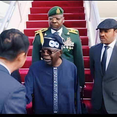 President Tinubu arrives in China on state visit