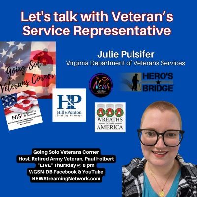 Lets Talk with a Veterans Service Representative - Julie Pulsifer