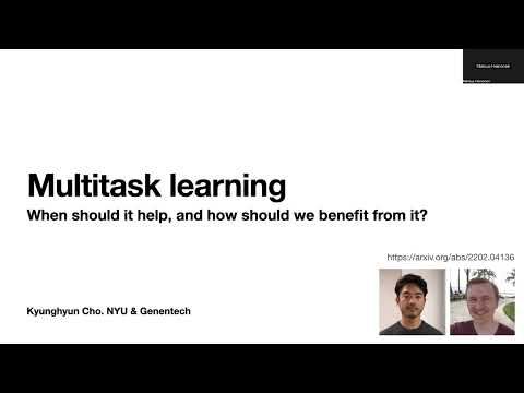 Kyunghyun Cho: Generative multitask learning mitigates target-causing confounding