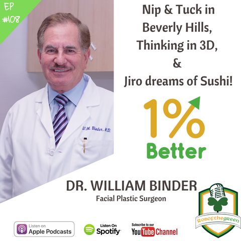 Dr. Binder - Nip & Tuck in Beverly Hills, Thinking in 3D, & Jiro Dreams of Sushi - EP108